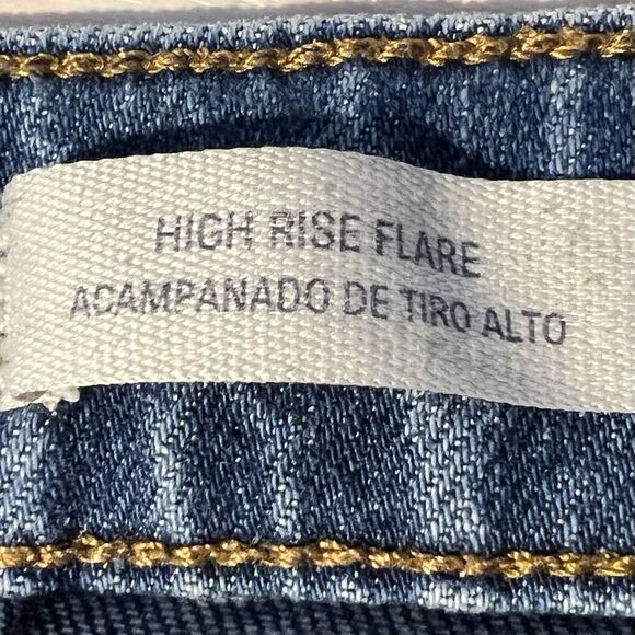 Universal Thread Women's 16R Flare Jeans High-Rise Stretchy Boho Festival Hippie - Picture 5 of 12